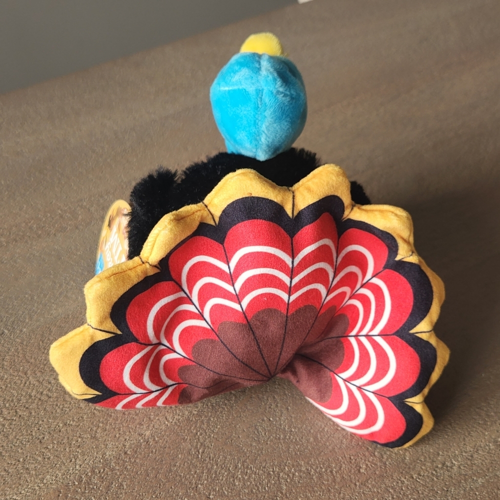 BarkBox Dog Toy Turkey Tom Thanksgiving 2022 Crinkle Squeak M/L (20+ Lbs) - Picture 5 of 6